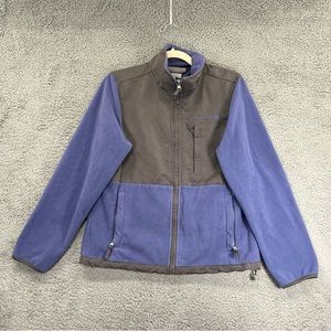 Free Country Fleece Sweater Purple Gray Women Size Medium